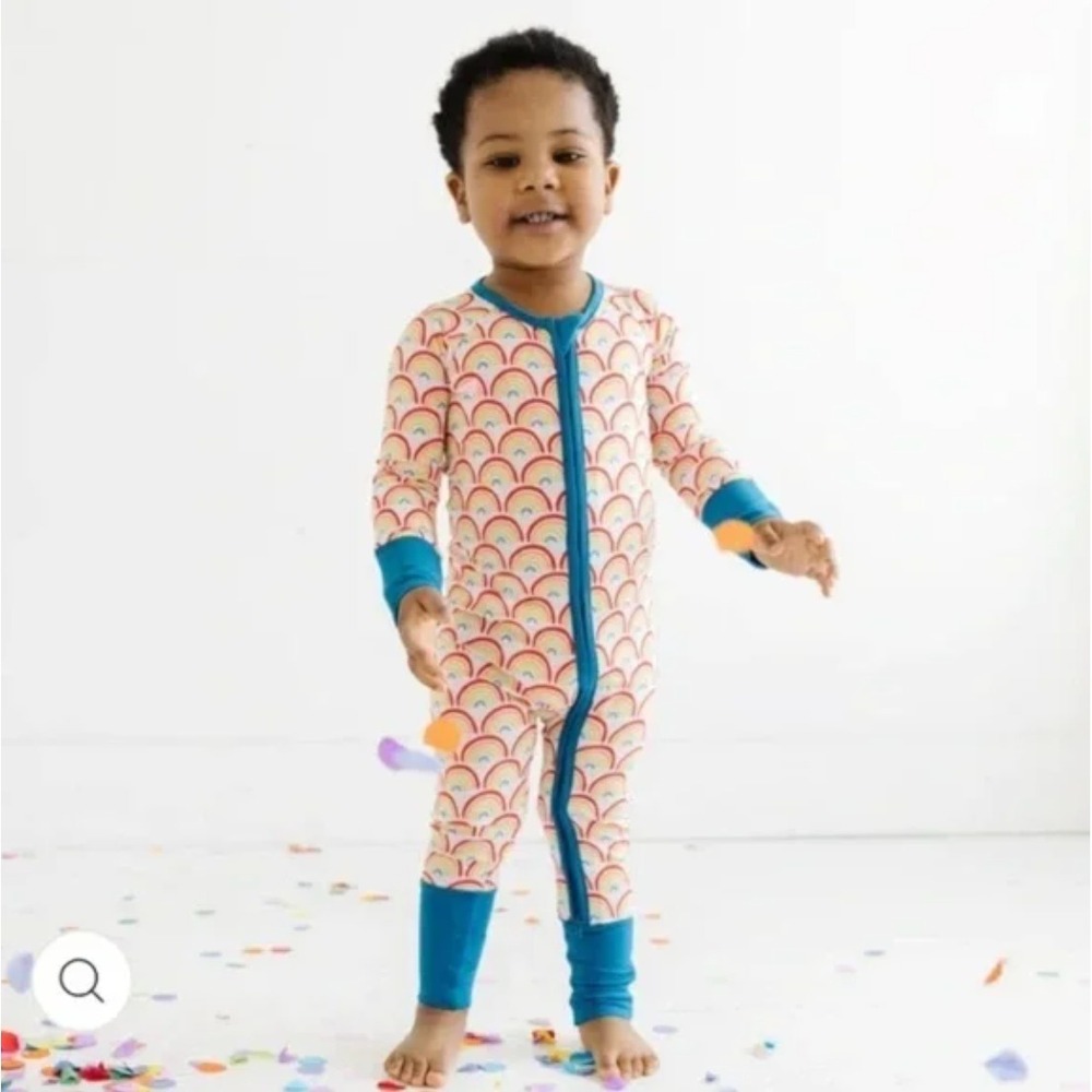 Little Sleepies‎ Primary Rainbows Zippy Bamboo Pajamas 2T